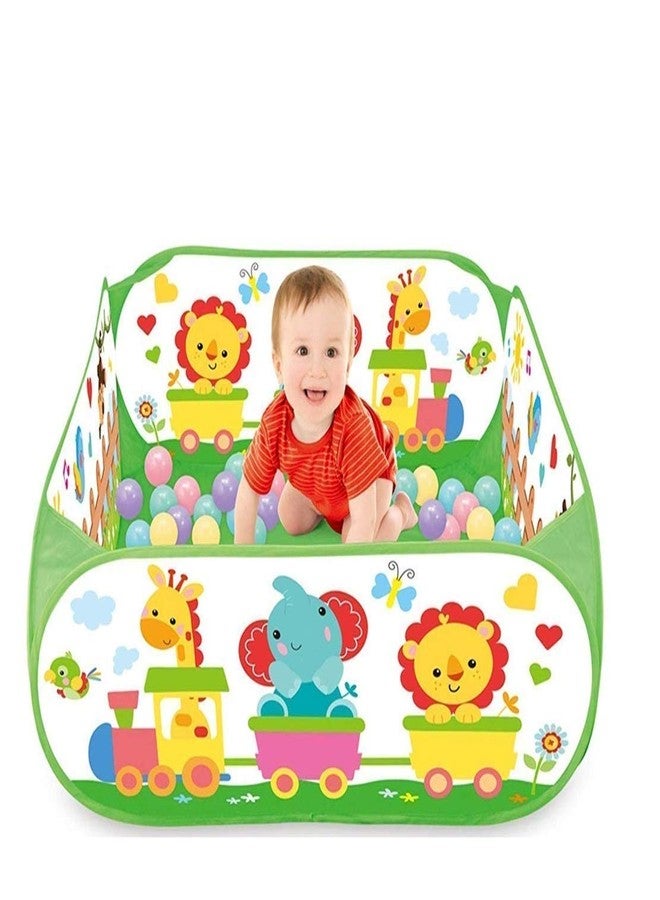 JET ROY Animal Print Ball Pool for Kids with 40 Colorful Balls - Image 1